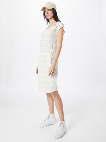 Ragwear - Vestido 'Lilithe Chevron' en blanco