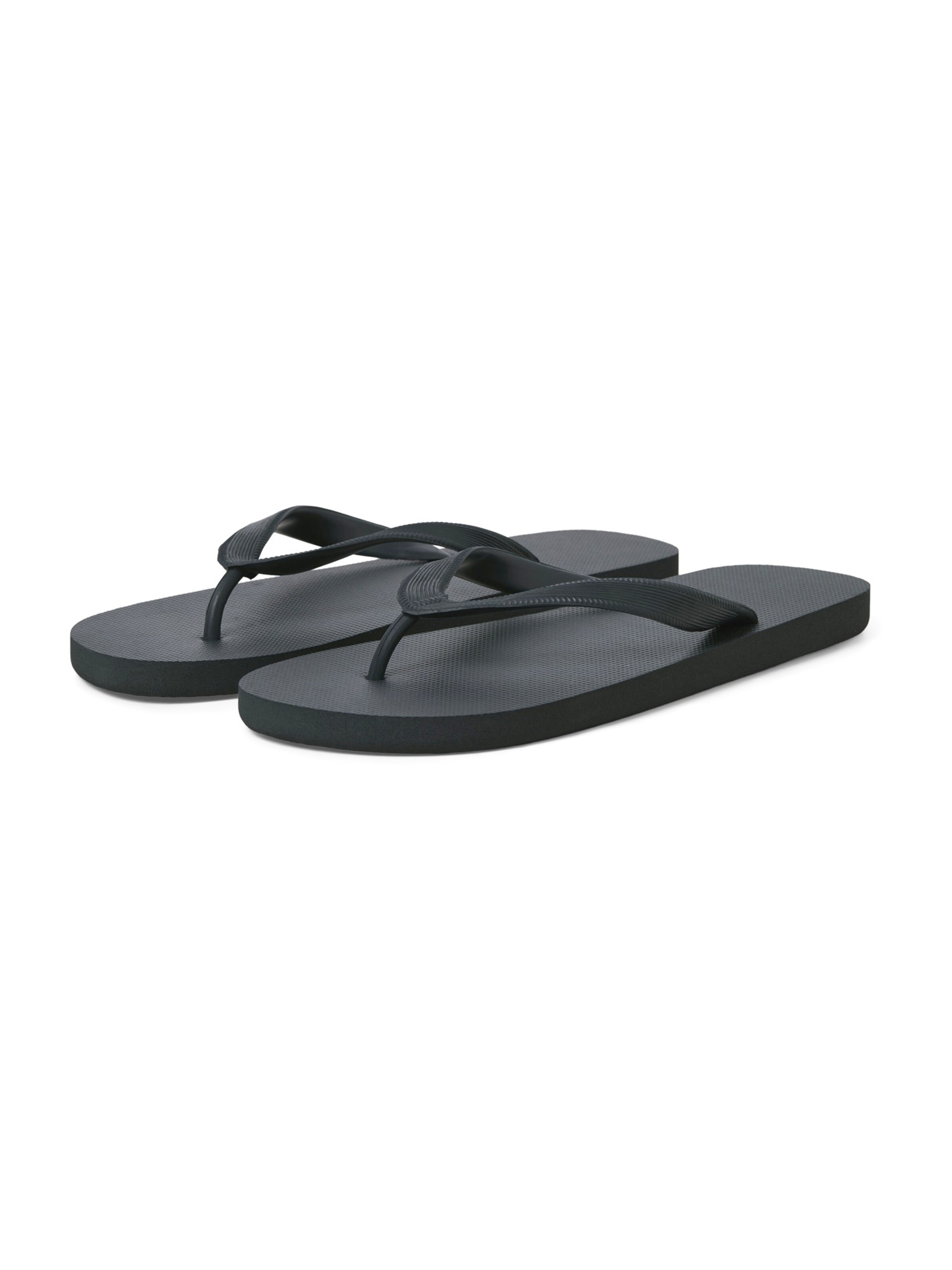 JACK & JONES T-Bar Sandals 'JFWSOLID' in Grey