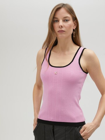 Lola Casademunt Top in Pink: front