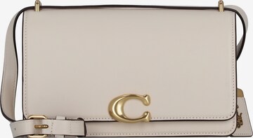 COACH Skuldertaske i beige: forside