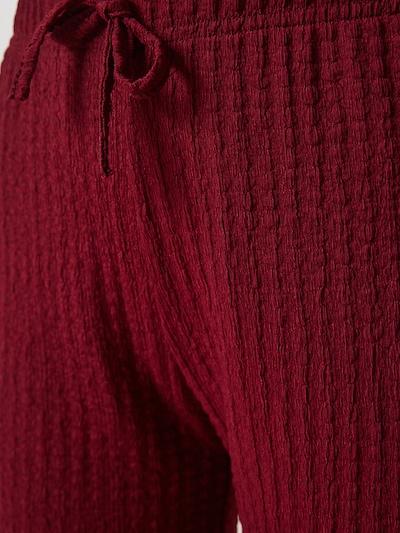 Happiness İstanbul Pantalon en bourgogne, Vue avec produit