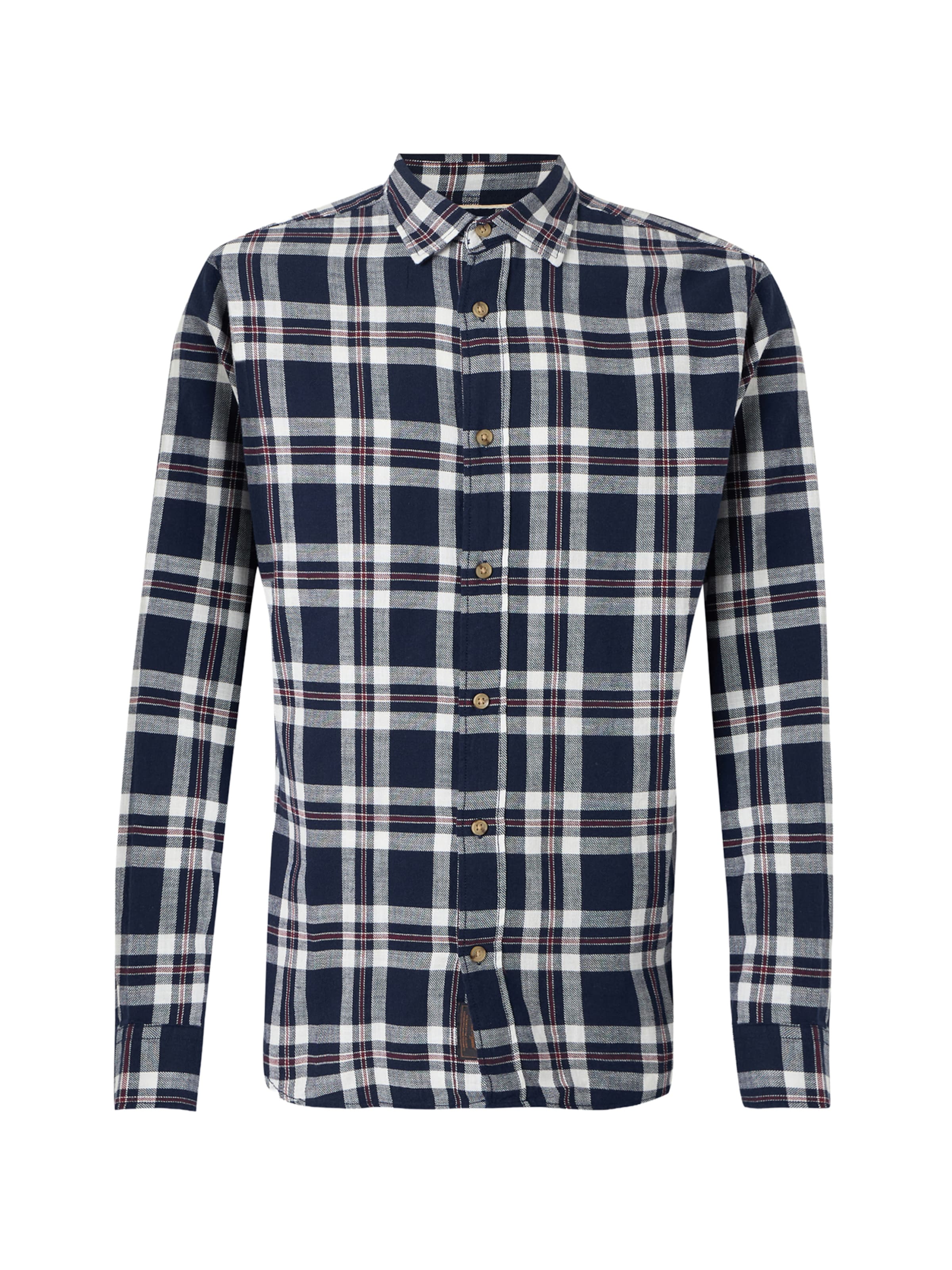 JACK & JONES - Ajuste regular Camisa 'JJEDOVER' en azul: frente