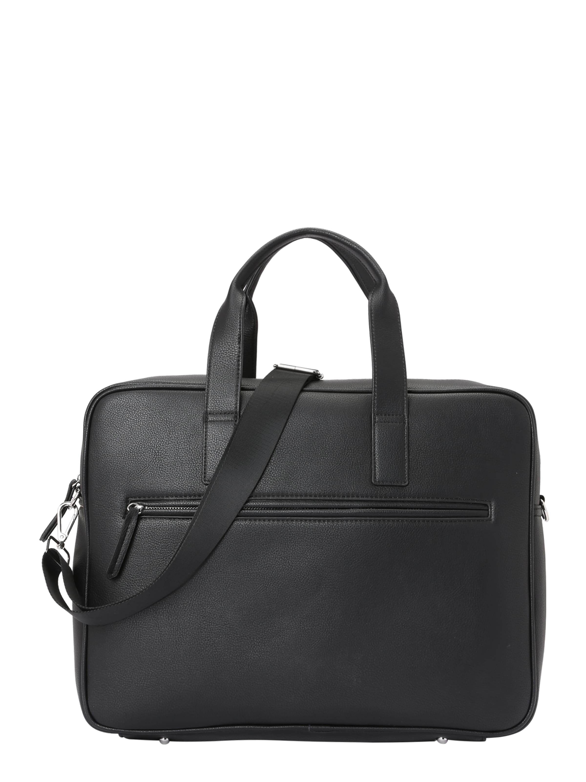 Borsa per laptop 'ASMA' di ABOUT YOU in nero: frontale