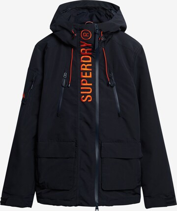 Veste mi-saison 'Ultimate' Superdry en noir : devant