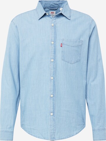 LEVI'S ® Regular fit Button Up Shirt 'Sunset 1 Pocket Standard' in Blue: front