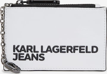 KARL LAGERFELD JEANS Wallet in White: front