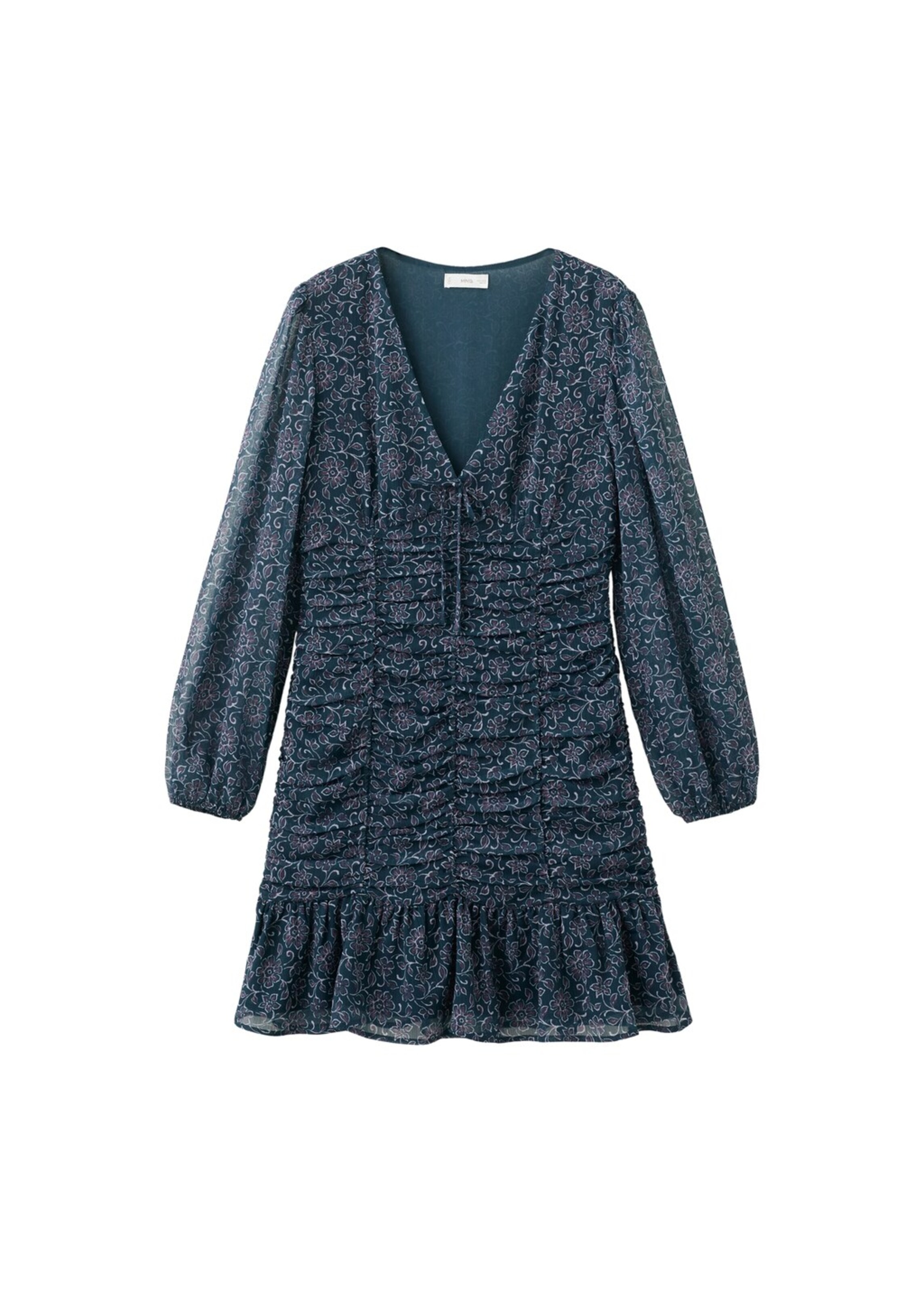 MANGO TEEN Dress 'Elf' in Blue: front