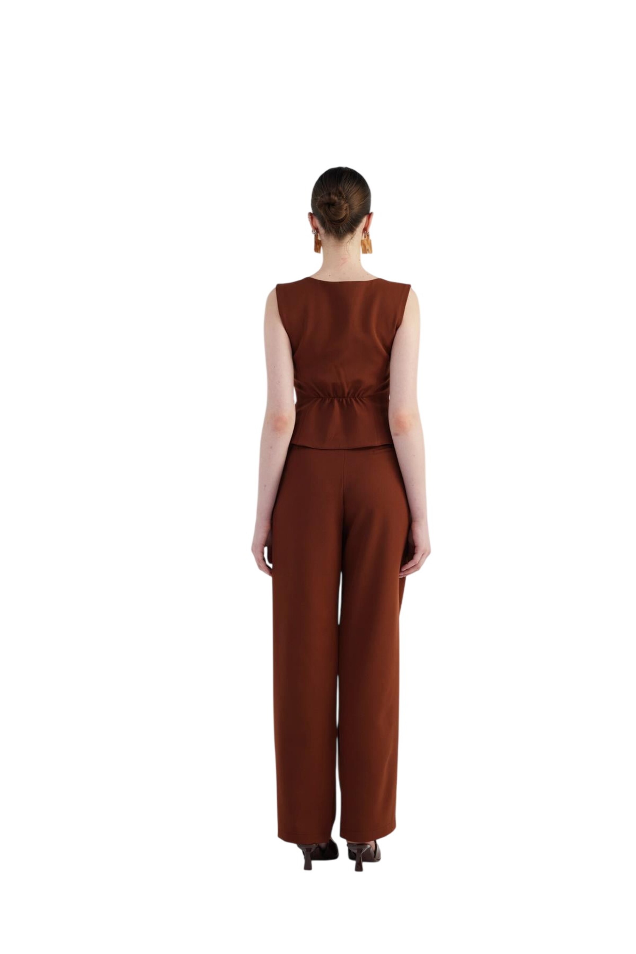 HOLLY LOLLY Loosefit Hose in Braun