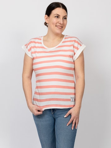 salzhaut Shirt 'Kaukje' in Beige: voorkant