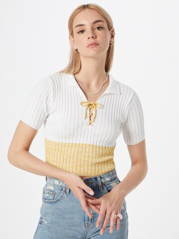 BDG Urban Outfitters Pulóver - sárga: elől