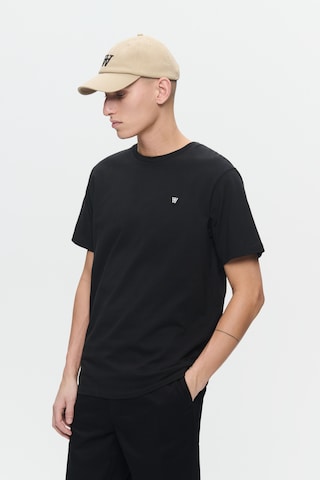 WOOD WOOD - Camisa 'WWAce' em preto: frente