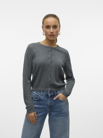Cardigan 'Care' VERO MODA en gris : devant