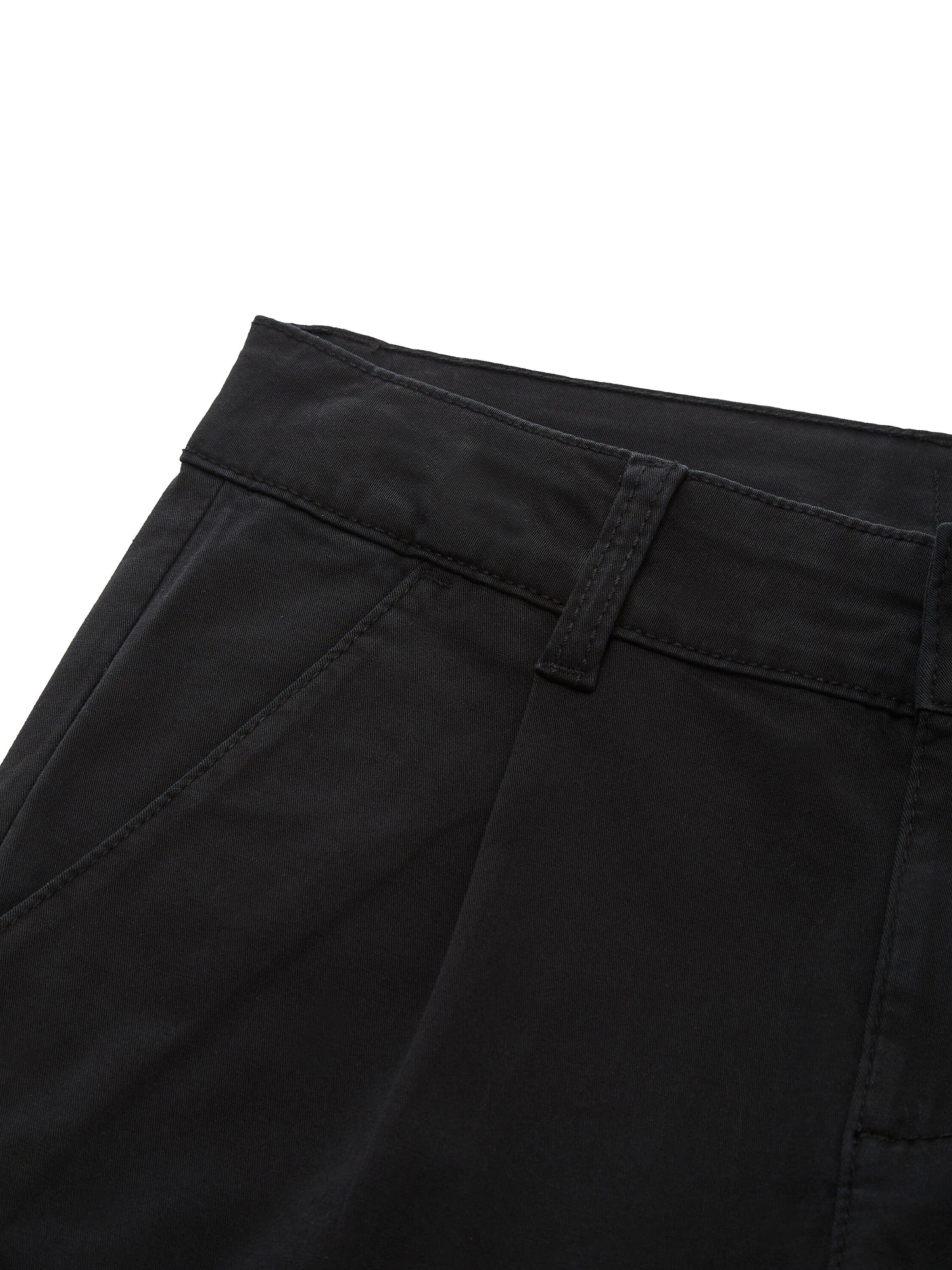 TOM TAILOR Regular Hose in Schwarz