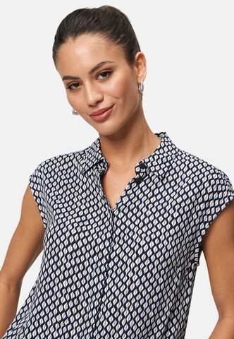 zero Blouse in Blauw