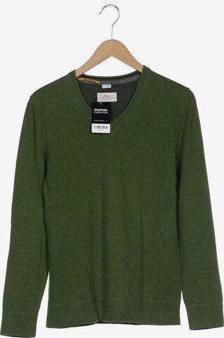 s.Oliver Sweater & Cardigan in M in Green: front