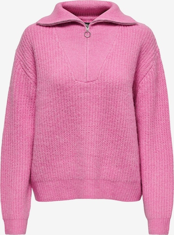 ONLY Sweater 'Baker' in Pink: front