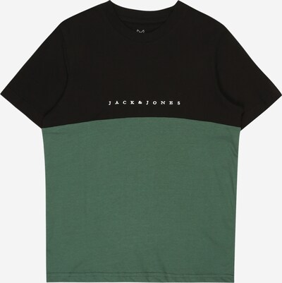 Jack & Jones Junior قميص 'COPENHAGEN' بـ زمردي / أسود / أبيض, عرض المنتج