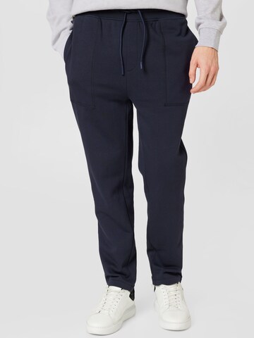 STRELLSON Tapered Trousers 'Oscar' in Blue: front