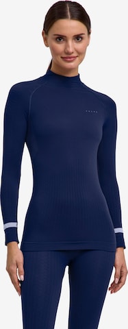 FALKE Base Layer in Blau: Vorderseite