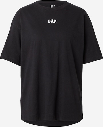 GAP Футболка оверсайз в Черный: спереди