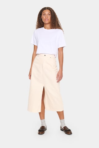 SAINT TROPEZ Nederdel 'Ilu' i beige