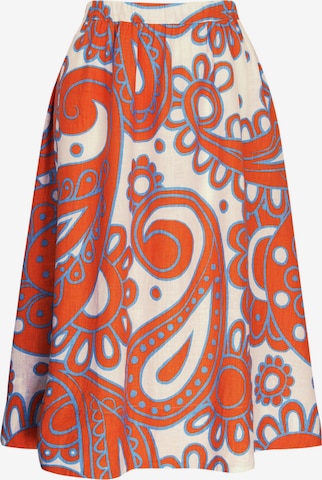 Jupe 'Schwarze Rose' SEIDENSTICKER en orange : devant