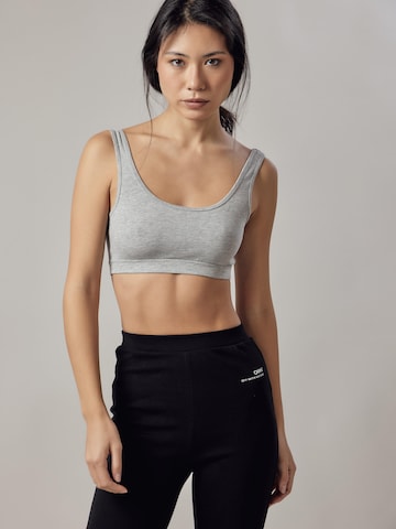 Top 'Sportivo' di OWN Off With Nature in grigio: frontale