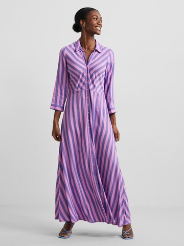 Robe-chemise 'Savanna' Y.A.S en violet : devant