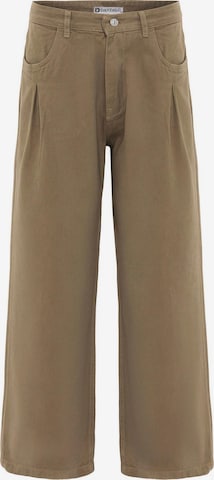 Dandalo Wide Leg Laskoshousut värissä ruskea: etupuoli