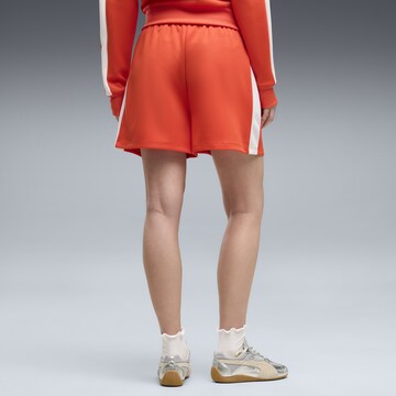 PUMA Loosefit Sportbroek 'T7' in Rood