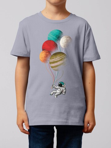 watabout.kids T-Shirt 'Balloon Spaceman' in Lila