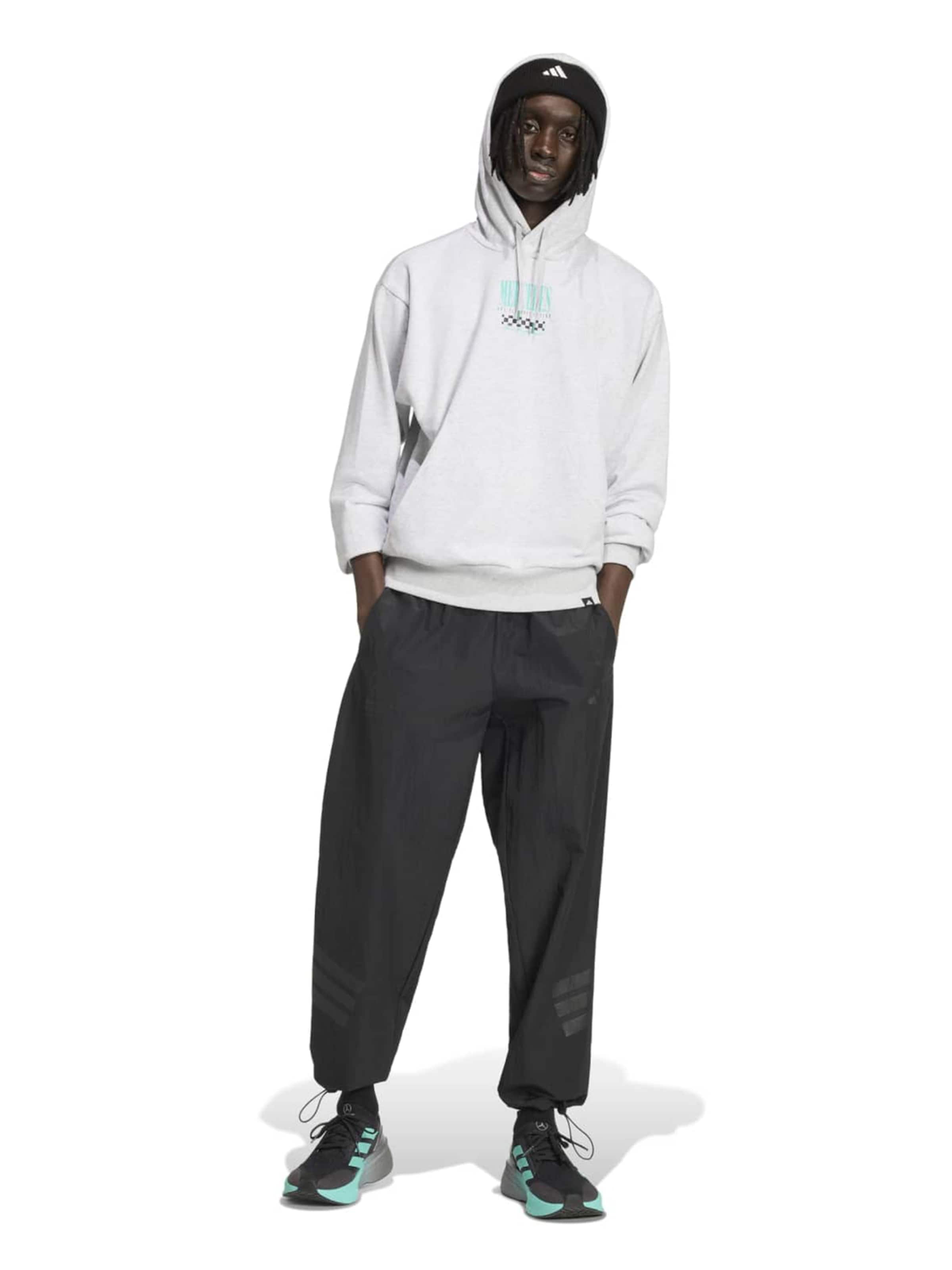 Effilé Pantalon de sport 'Mercedes - Amg Petronas Formula 1 Team' ADIDAS SPORTSWEAR en noir