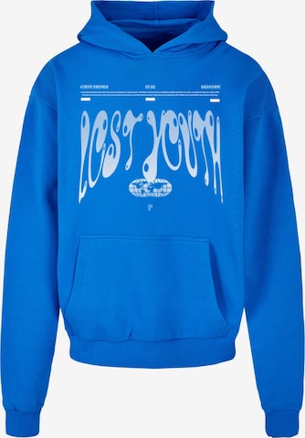 Lost Youth Sweatshirt 'Authentic' i blå: framsida