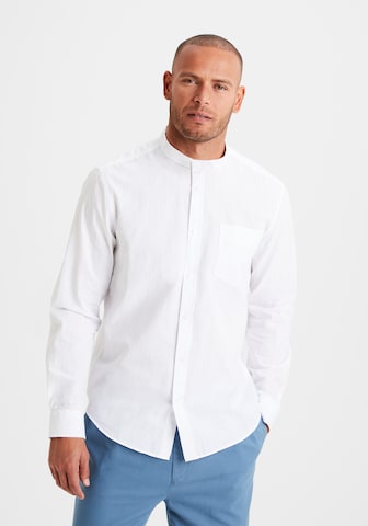 H.I.S Regular fit Business Shirt in White: front