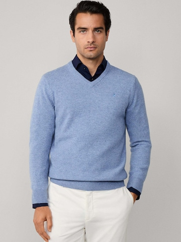 Hackett London Pullover in Blau: Vorderseite