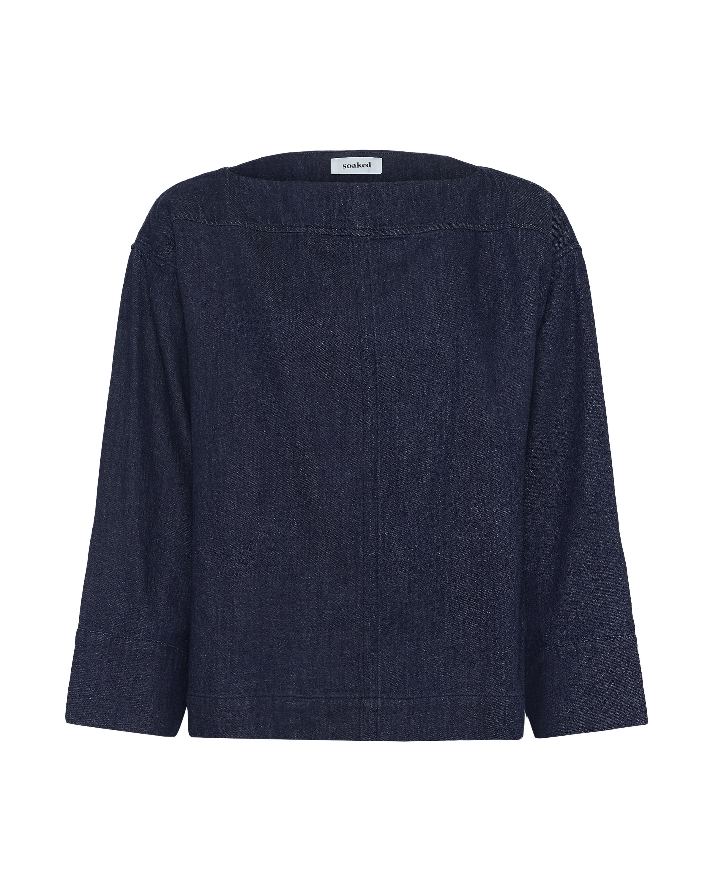 SOAKED IN LUXURY Bluse 'SLChaman' i blå: forside