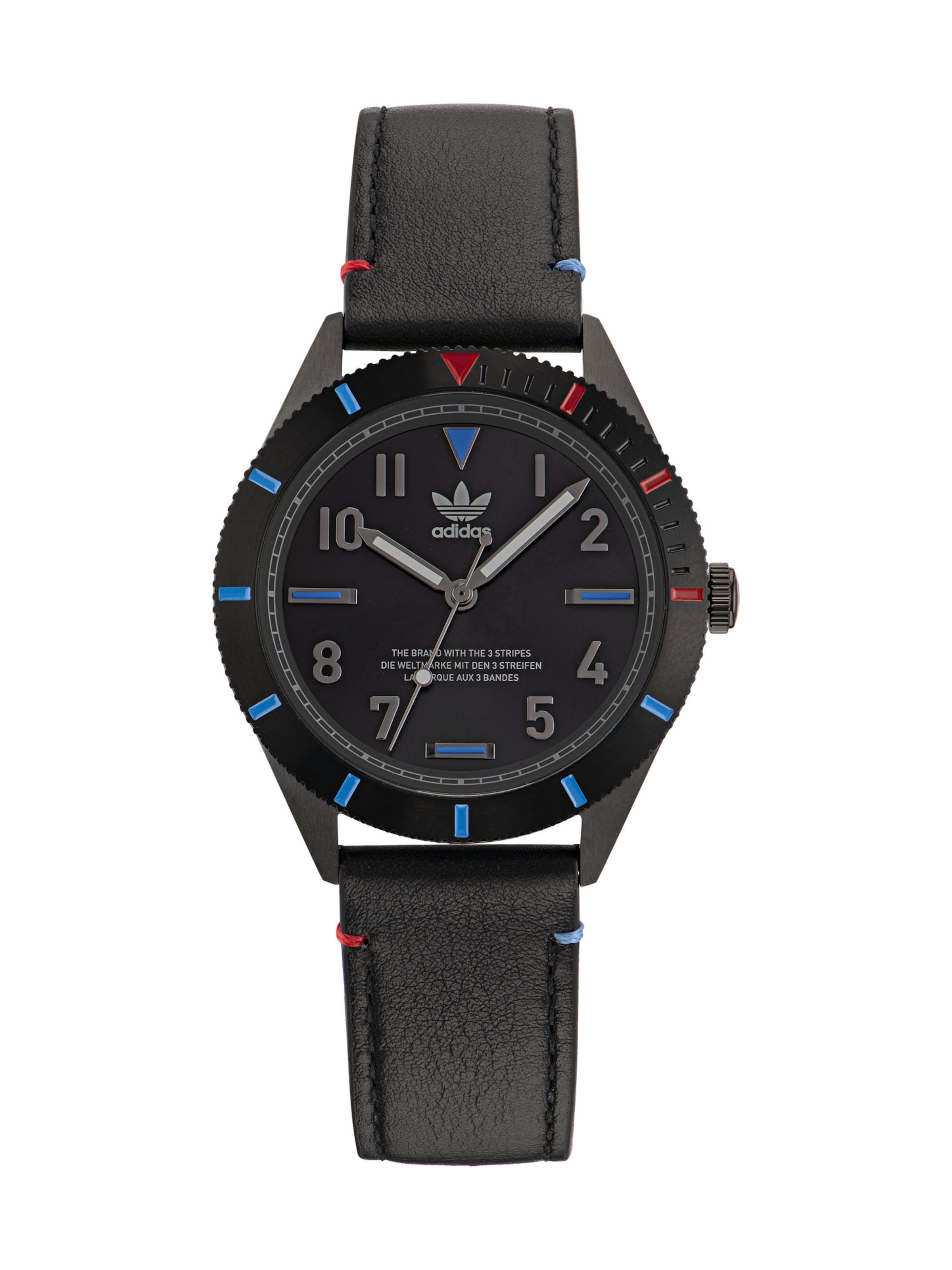 ADIDAS ORIGINALS Analoog horloge 'Ao Fashion Edition Three' in Zwart: voorkant