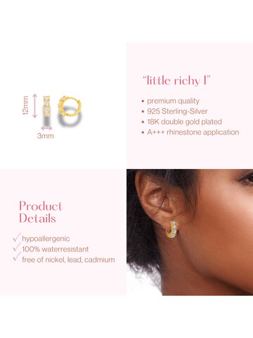 ARS-ARGENTI Earrings 'LITTLE RICHY' in Gold