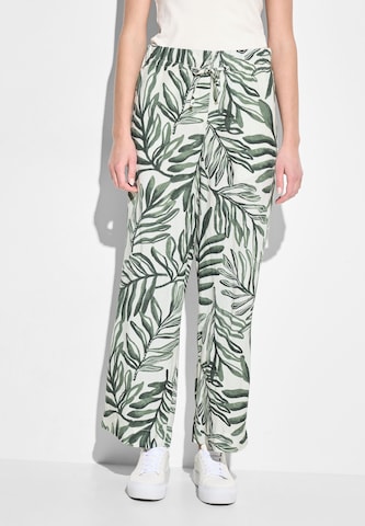 CECIL Wide leg Pants in Green