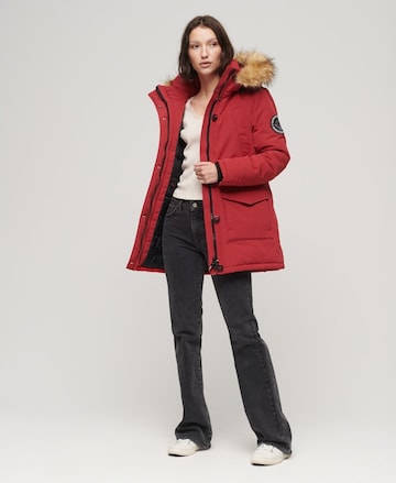 Superdry Winterparka 'Everest' in Rood