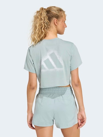 T-shirt fonctionnel ADIDAS PERFORMANCE en vert : devant