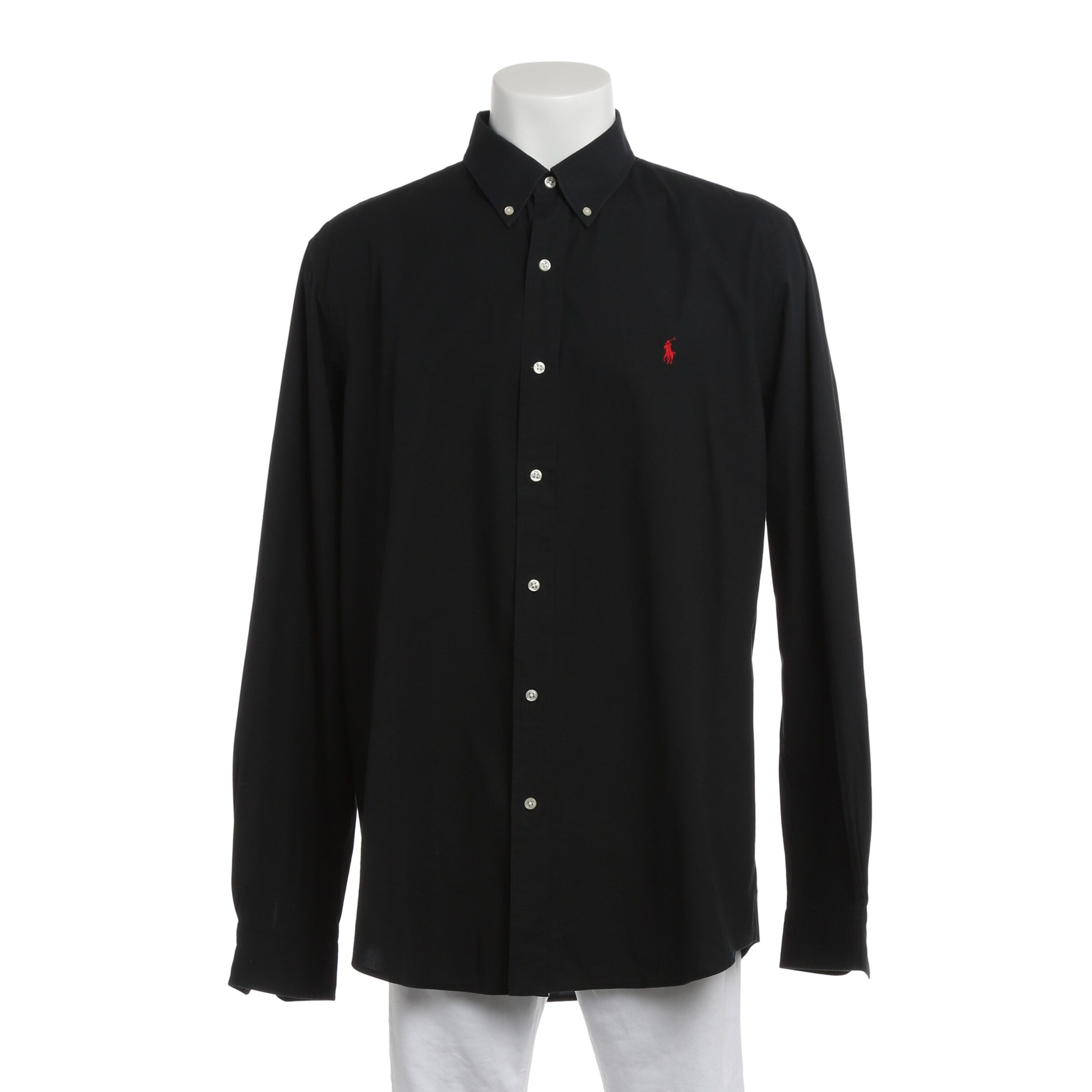Polo Ralph Lauren Freizeithemd / Shirt / Polohemd langarm in XL in schwarz, Produktansicht