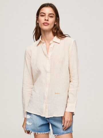 Camicia da donna 'Barineli' di Pepe Jeans in giallo: frontale