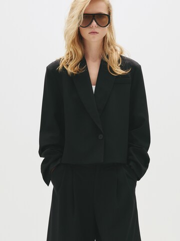 Blazer di Pull&Bear in nero: frontale