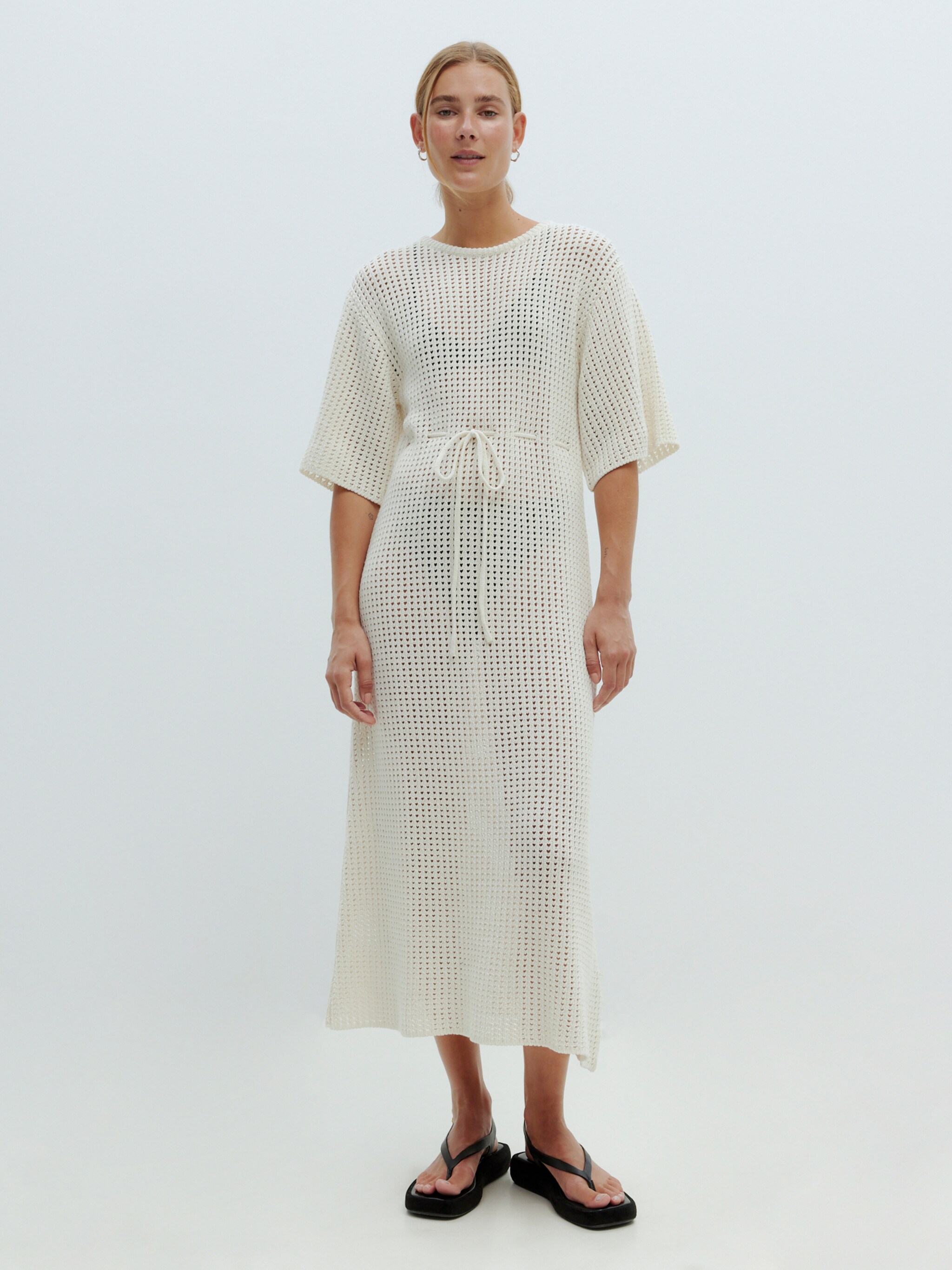 EDITED Producten Jurk 'Valka' Beige