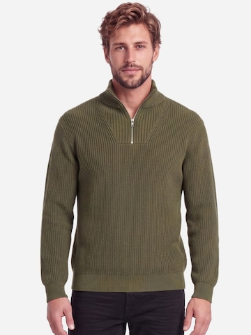 !Solid Sweater 'Nalle' in Green: front