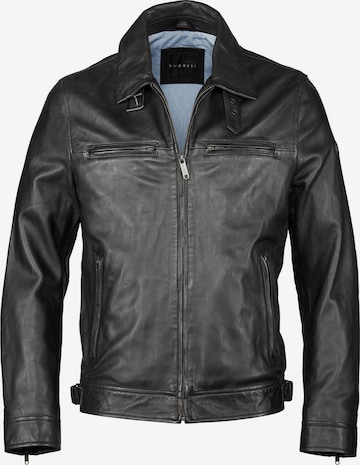 bugatti Lederjacke 'BUCasimiro' in Schwarz: Vorderseite