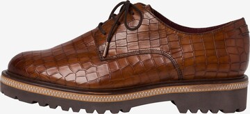 TAMARIS Lace-Up Shoes in Brown: front