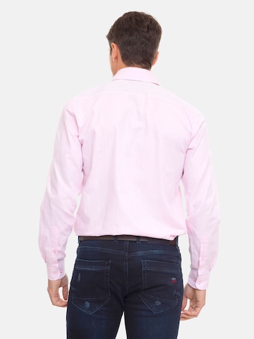 Sir Raymond Tailor Regular Fit Hemd 'Tunusia' in Pink