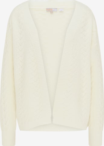 myMo NOW Knit Cardigan in White: front